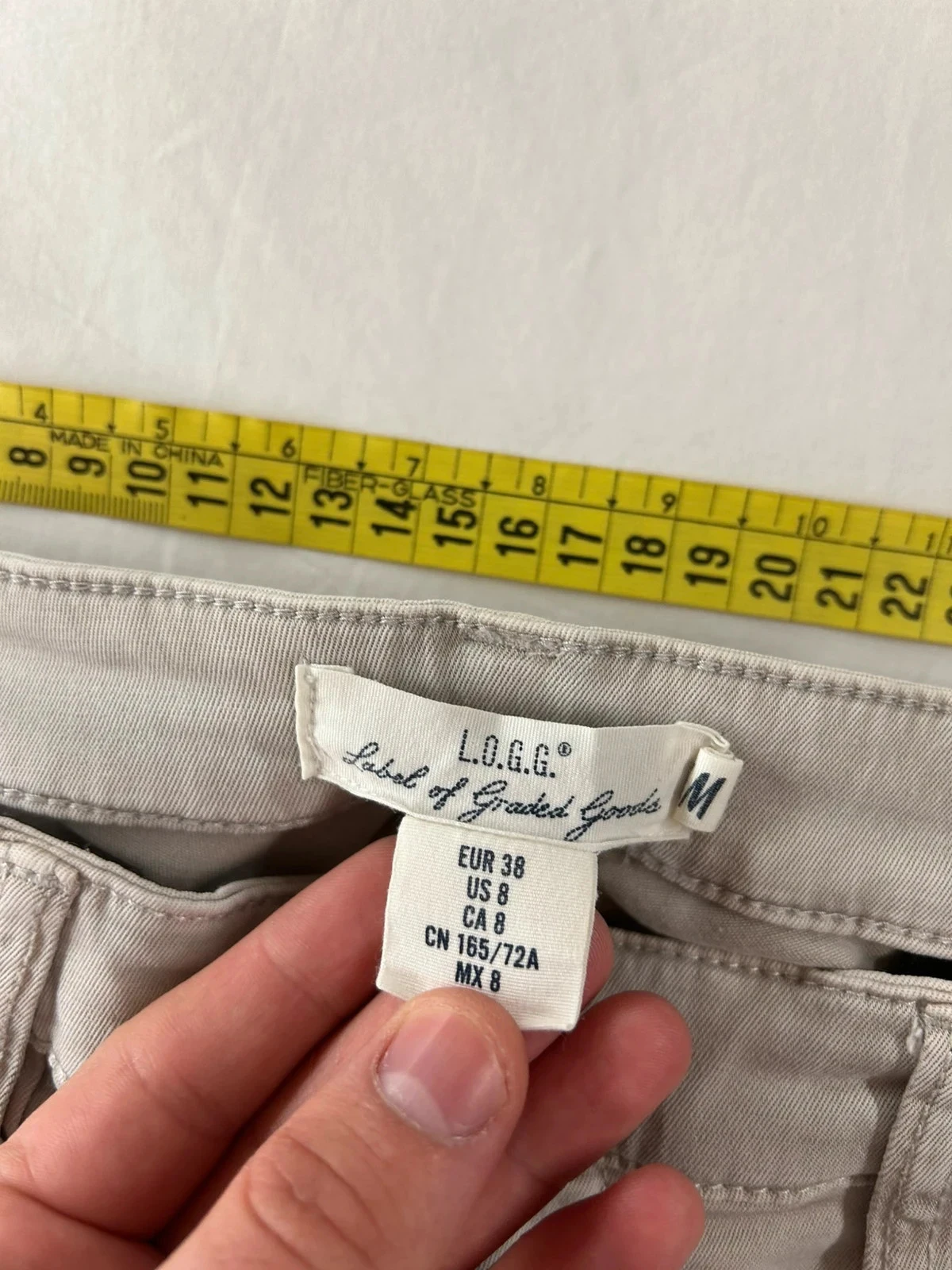 Beige witte skinny jeans h&m – photo 8